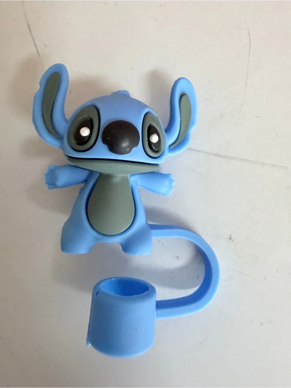 Disney Stitch Character Silicone straw cap for Stanley cups